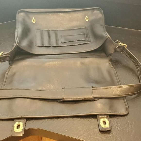 COACH VINTAGE ESSEX 5274 BRIEFCASE Black - Picture 7 of 8